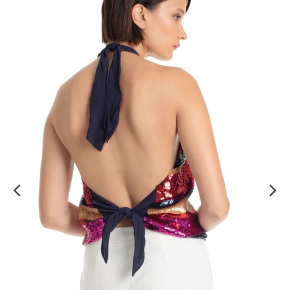 Trina Turk sequin top size S - Picture 3 of 6